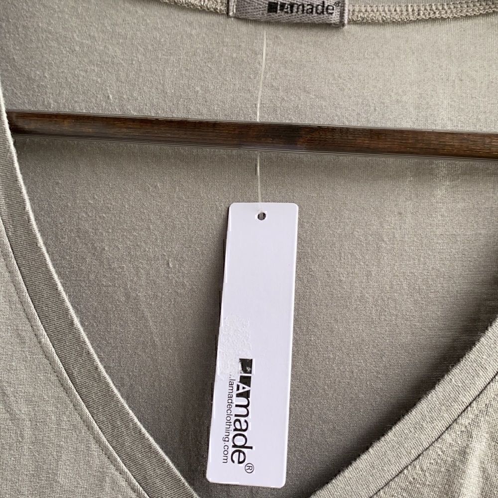 NWT Revolve LAmade Long Sleeve V Neck Modal XS - Picture 5 of 8